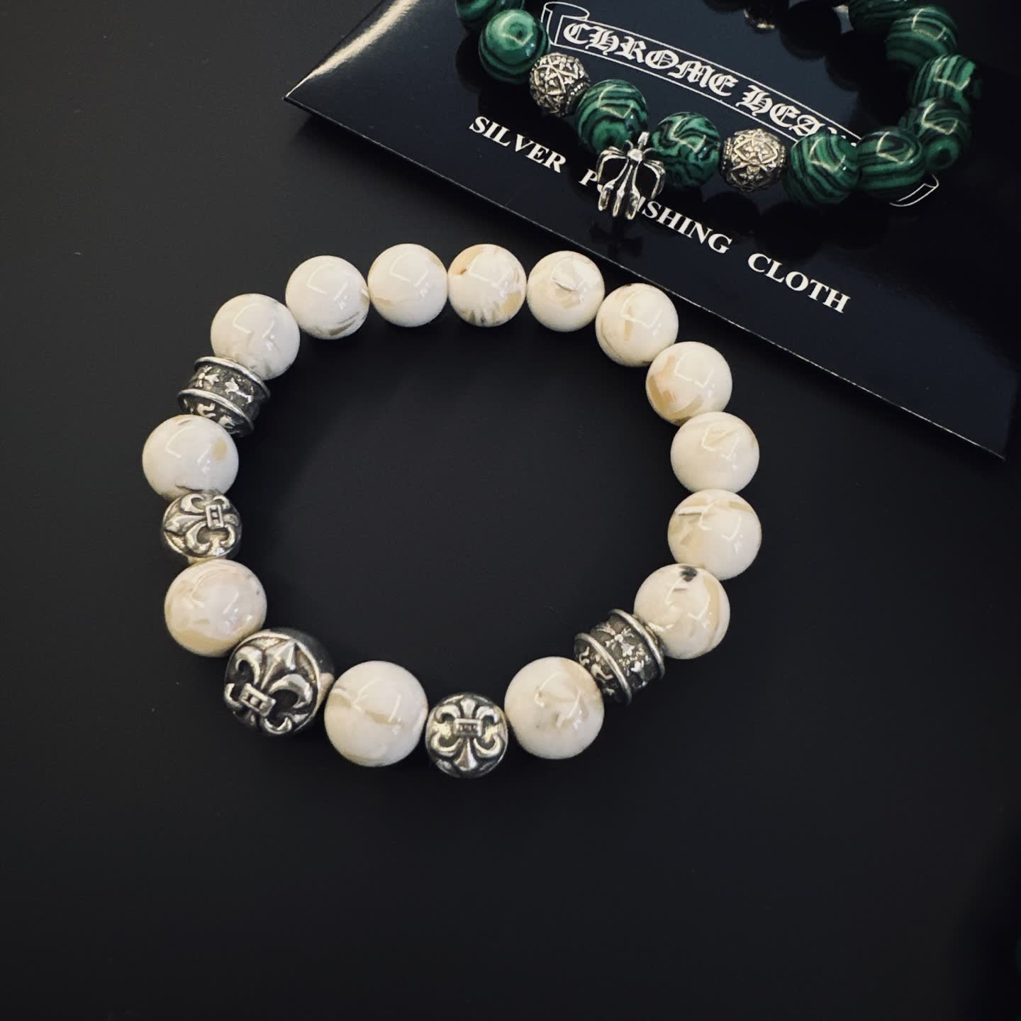 Chrome Hearts Beaded Bracelet Set